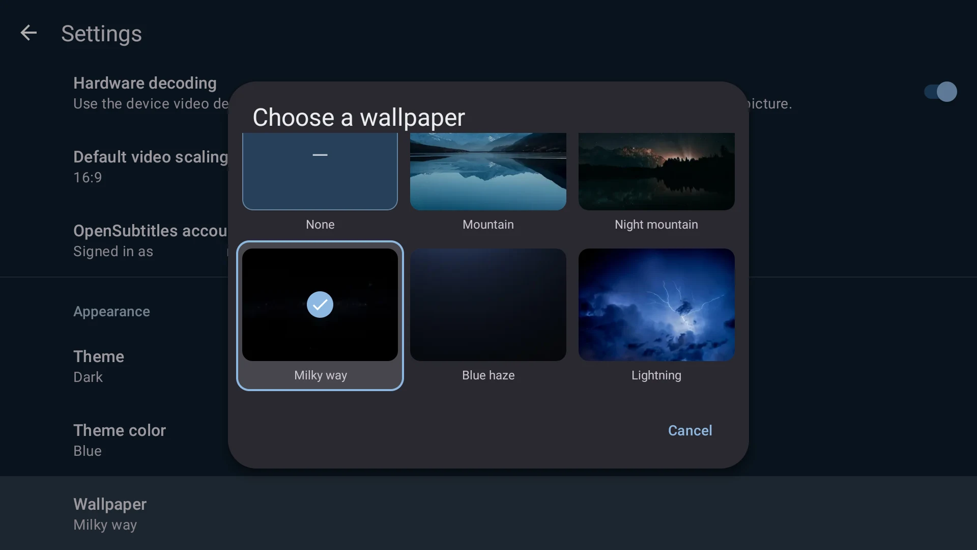 DG Media Player screenshot